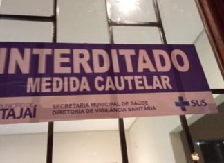 Município de Itajaí interdita cinco estabelecimentos comerciais