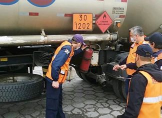 Defesa Civil de Itajaí participa de Capacitação de Fiscalização no Transporte de Produtos Perigosos