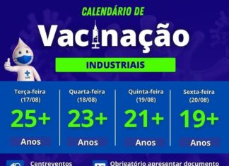 MUNICÍPIO DE ITAJAÍ INTENSIFICA VACINAÇÃO CONTRA COVID-19 E DIVULGA CALENDÁRIO DESTA SEMANA