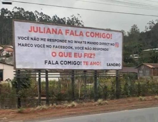 Onde está você Juliana?