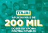 Itajaí aguarda a chegada de mais doses para iniciar a vacinação dos adolescentes de 17 a 12 anos.