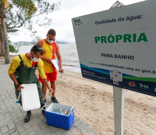 Balneabilidade em SC: 65,4% dos pontos analisados pelo IMA estão próprios para banho