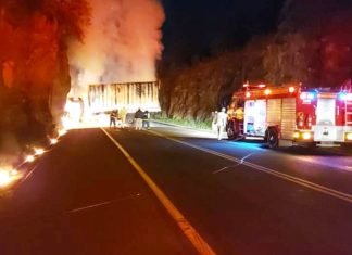 BANDIDOS ATACARAM UMA EMPRESA DE VALORES E BASES DA PM NA CIDADE DE GUARAPUAVA NO PARANÁ NO INÍCIO DA MADRUGADA DESTA SEGUNDA-FEIRA (18)