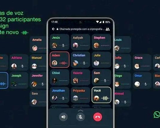 WhatsApp libera chamadas para até 32 participantes