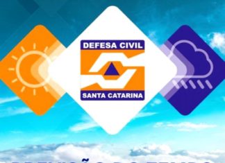 ALERTA DA DEFESA CIVIL! CHUVA INTENSA E TEMPORAIS FREQUENTES EM SC