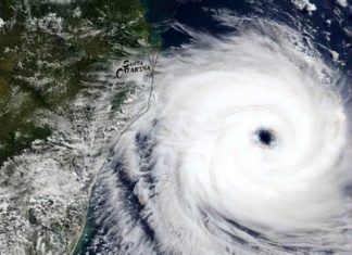 VIOLENTO CICLONE PODE TRAZER VENTO COM FORÇA DE FURACÃO