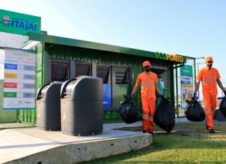 Ecoponto de Itajaí recebeu mais de 250 m³ de lixo reciclável em 2022
