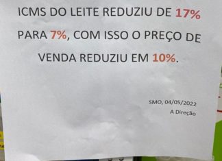 ICMS de 7% para o leite e toda a cesta básica: Prevaleceu o bom senso, diz a ACATS
