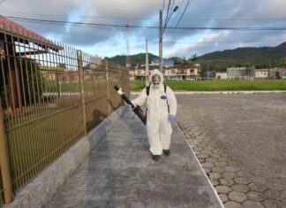 Município de Itajaí aplica inseticida UBV contra o Aedes aegypti nos bairros