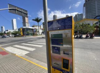 Município implanta sinalização e equipamentos para o setor verde do estacionamento rotativo