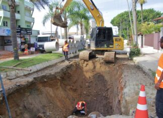 Itajaí intensifica obras de reurbanização na Praia Brava
