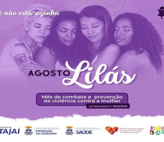 Agosto Lilás 2023 terá ações de conscientização e combate à violência contra mulher