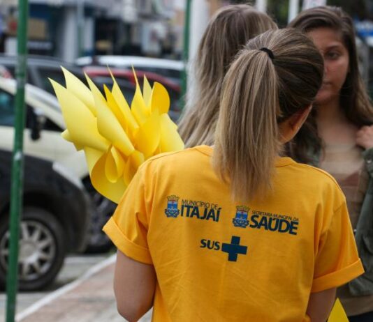 Itajaí divulga programação em alusão ao Setembro Amarelo