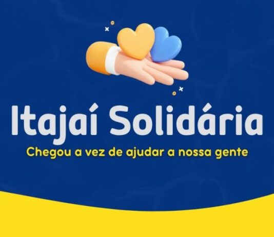 Campanha Itajaí Solidária vai arrecadar donativos em prol das famílias atingidas pelas inundações