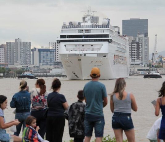 Com novo recorde de passageiros, temporada de cruzeiros de Itajaí começa sábado (02)