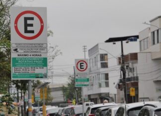 Setor verde do estacionamento rotativo de Itajaí começa a funcionar na segunda-feira