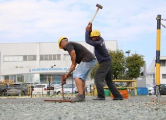 Começa montagem da Vila da Saúde para receber pacientes com sintomas de dengue