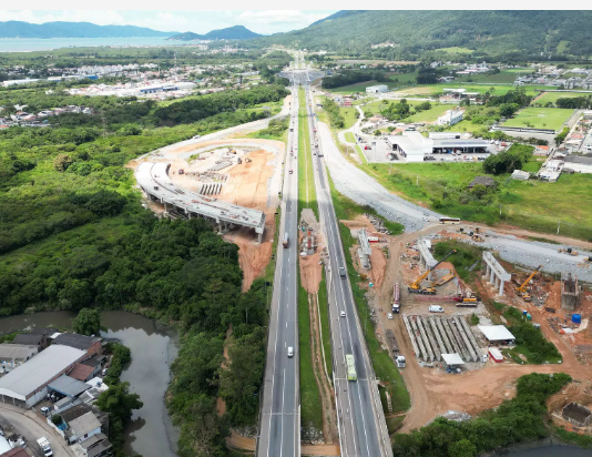 BR-101 Sul, em Palhoça, terá bloqueios temporários a partir de domingo