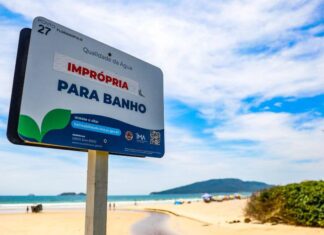 SC retira placas de ‘própria’e ‘imprópria’ para banho das praias; saiba mais