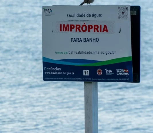Novo relatório do IMA indica 74 pontos impróprios para banho em SC