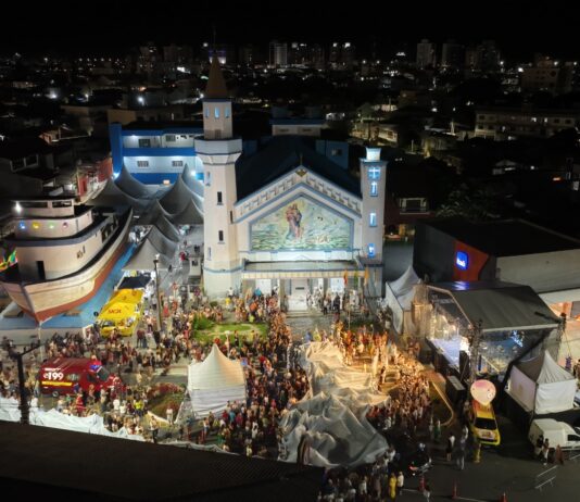 Mais de 30 mil fiéis participaram da 129ª Festa de Nossa Senhora dos Navegantes, em Navegantes