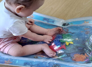 CEI Maria Regina Coppi Vicente proporciona experiência sensorial e refrescante para as crianças