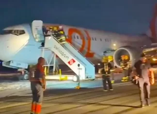 Susto no Galeão: Avião da Gol colide com carro de manutenção antes da decolagem