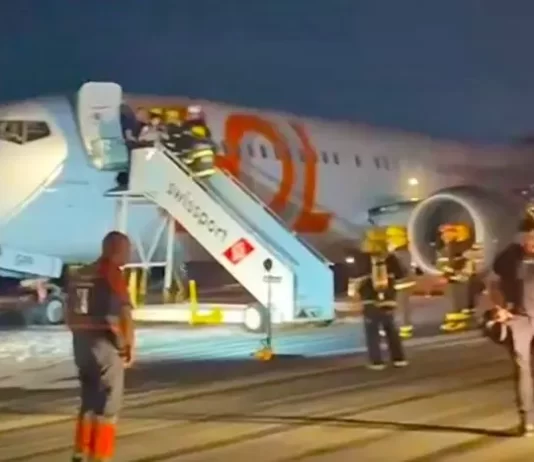Susto no Galeão: Avião da Gol colide com carro de manutenção antes da decolagem