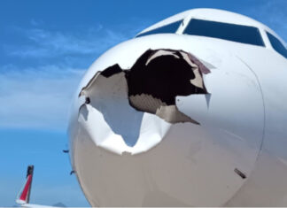 Avião da Latam retorna ao galeão após colisão com pássaro e cancelamento de voo