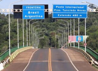 Brasil vê com bons olhos proposta da Argentina de construir muro na fronteira com SC