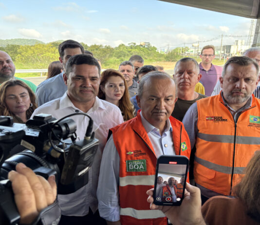 Novas alças de acesso são liberadas no trevo da Rodovia Antônio Heil, em Itajaí