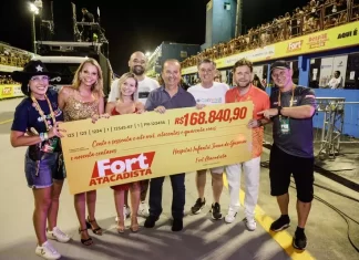 Hospital Infantil recebe R$ 168 mil em doação no desfile de Florianópolis