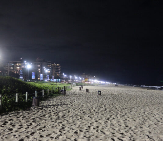 Refletores da Praia Brava serão desligados temporariamente em Itajaí