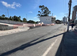 Construção de ponte entre Dom Bosco e Cidade Nova provoca interdições em Itajaí