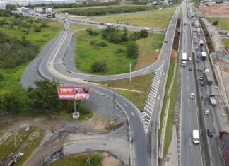 Novo viaduto da BR-101 é inaugurado e muda o trânsito em Itajaí