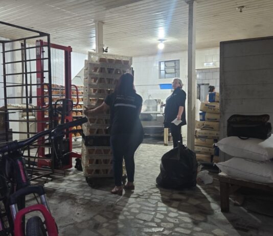 Fábrica de pães é interditada em Itajaí por condições insalubres e desvio de trigo