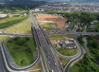 Governo de SC conclui complexo viário da Antônio Heil com a BR-101 em Itajaí