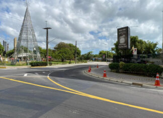 Novo ordenamento melhora fluxo e segurança no cruzamento da Alameda Ernesto Schneider com a Beira-Rio, em Itajaí