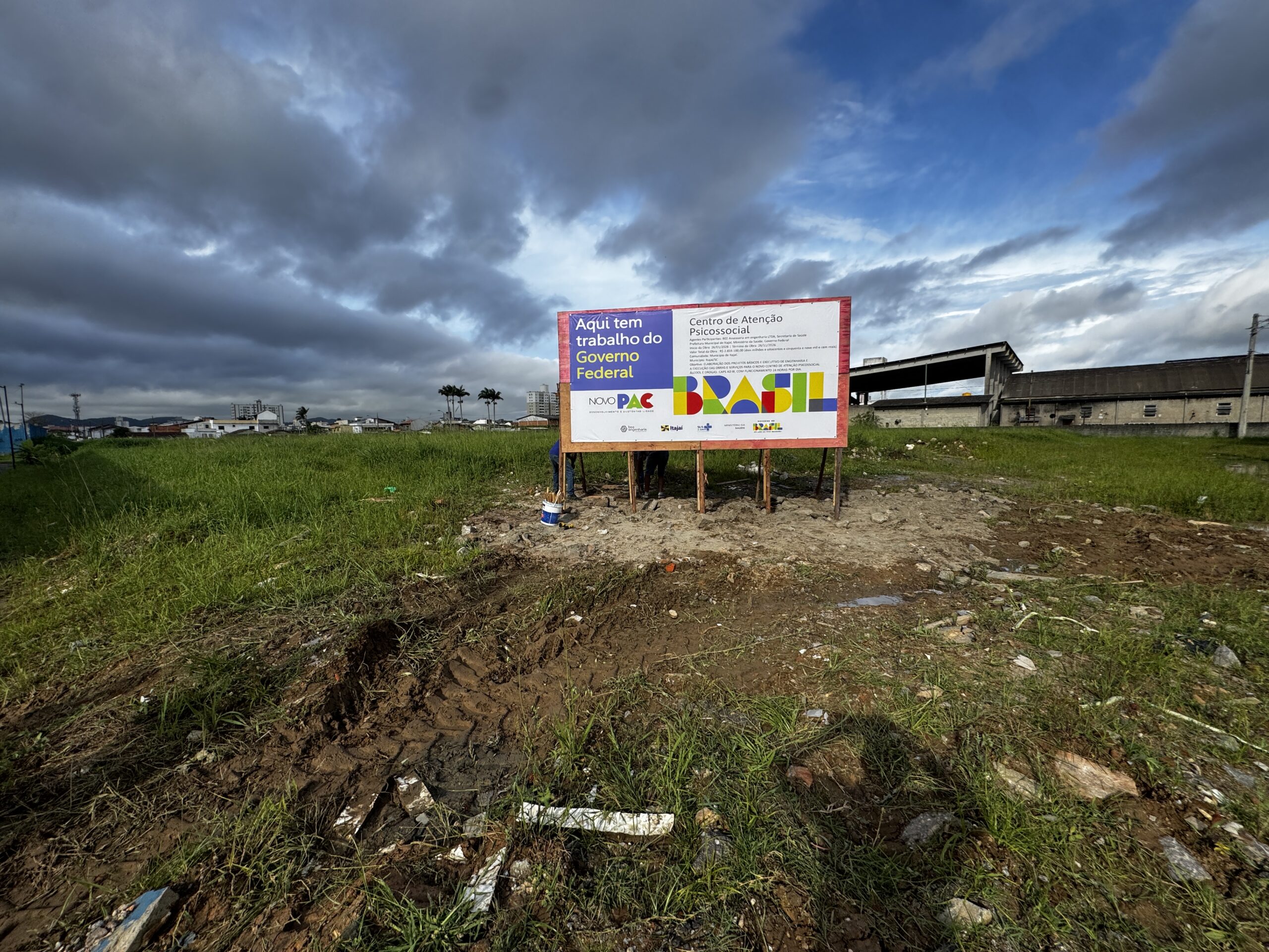 Itajaí lança pedra fundamental do CAPS AD III e amplia atendimento em saúde mental