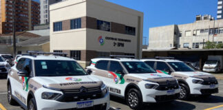 Itajaí recebe 10 novas viaturas para reforçar segurança pública