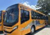 Itajaí recebe três novos ônibus para reforçar transporte coletivo
