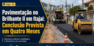 Pavimentação no Brilhante II em Itajaí: Conclusão Prevista em Quatro Meses