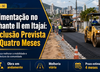 Pavimentação no Brilhante II em Itajaí: Conclusão Prevista em Quatro Meses