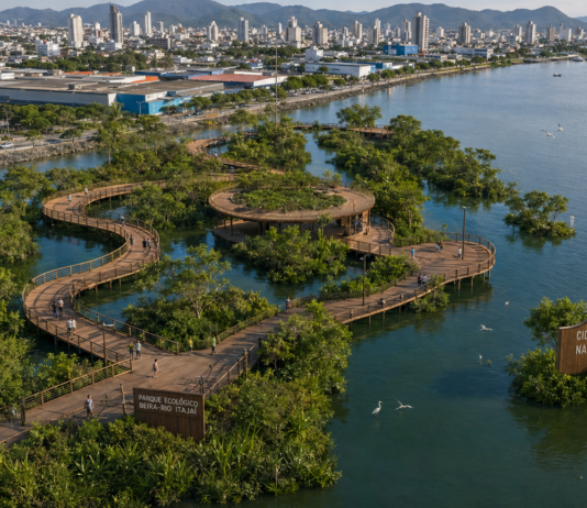 Itajaí Inova com Parque Ecológico Flutuante na Beira-Rio: Um Novo Marco para o Meio Ambiente e Lazer