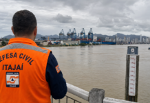 Defesa Civil de Itajaí Monitora Níveis do Rio Após Chuvas Intensas