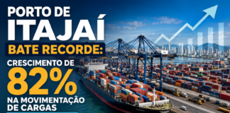 Porto de Itajaí Bate Recorde: Crescimento de 82% na Movimentação de Cargas em Abril de 2026