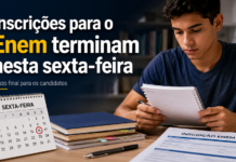 Inscrições para o Enem terminam nesta sexta-feira