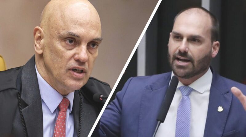 ‘Arbitrária’: Eduardo Bolsonaro critica decisão de Moraes e diz que medida acirra ânimos no país