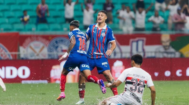 Bahia oscila após início avassalador, mas vence o São Paulo no Brasileirão
