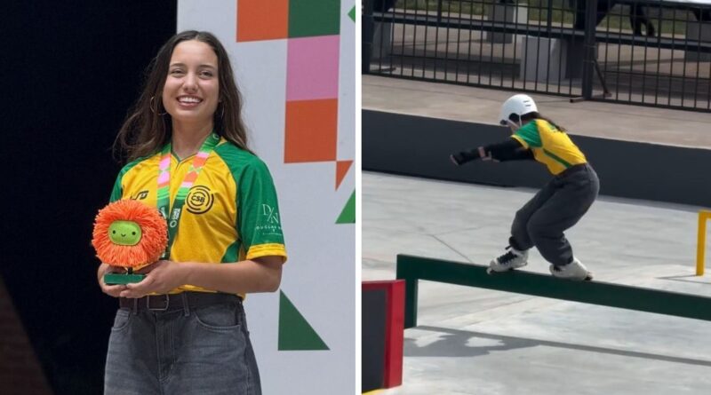 Catarinense de 19 anos é vice-campeã em maior campeonato de patinação do mundo